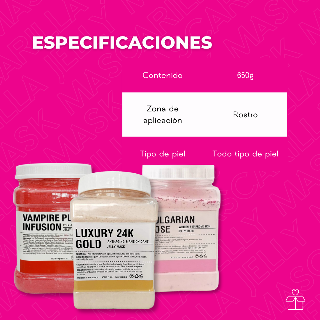 Jelly Mask Mascarilla Hidroplastica Bote 650g