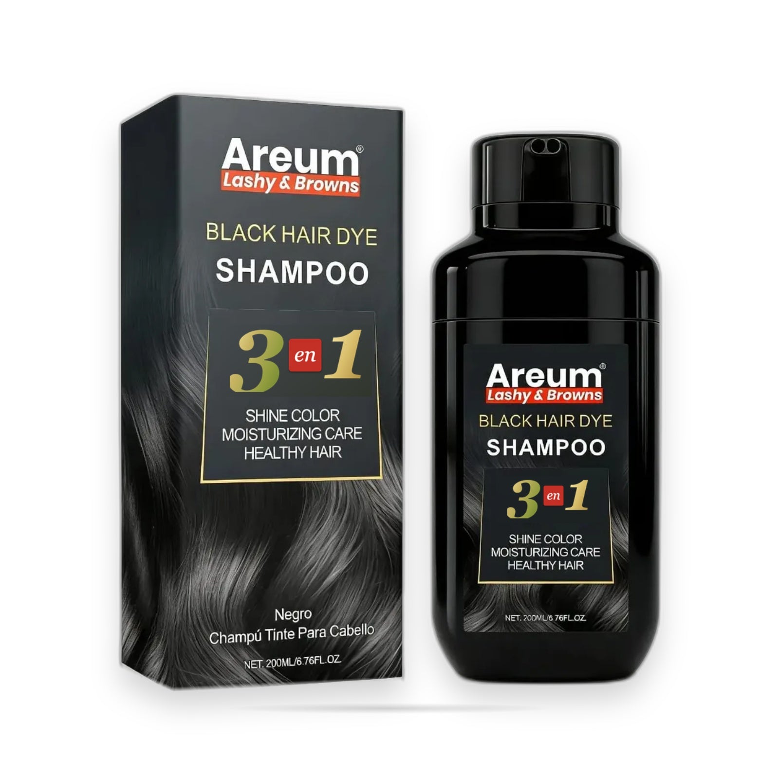 Shampoo Tinte Areum 3 en 1