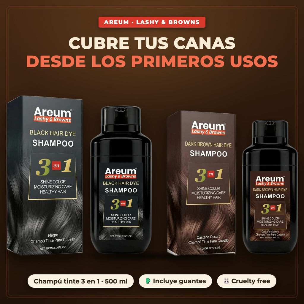 Shampoo Tinte Areum 3 en 1
