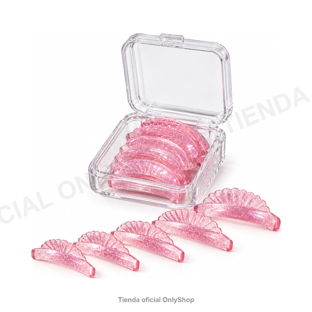 Almohadillas de Silicón para Lash Lifting Iconsign Glitter Pink — 01-portada-blanca