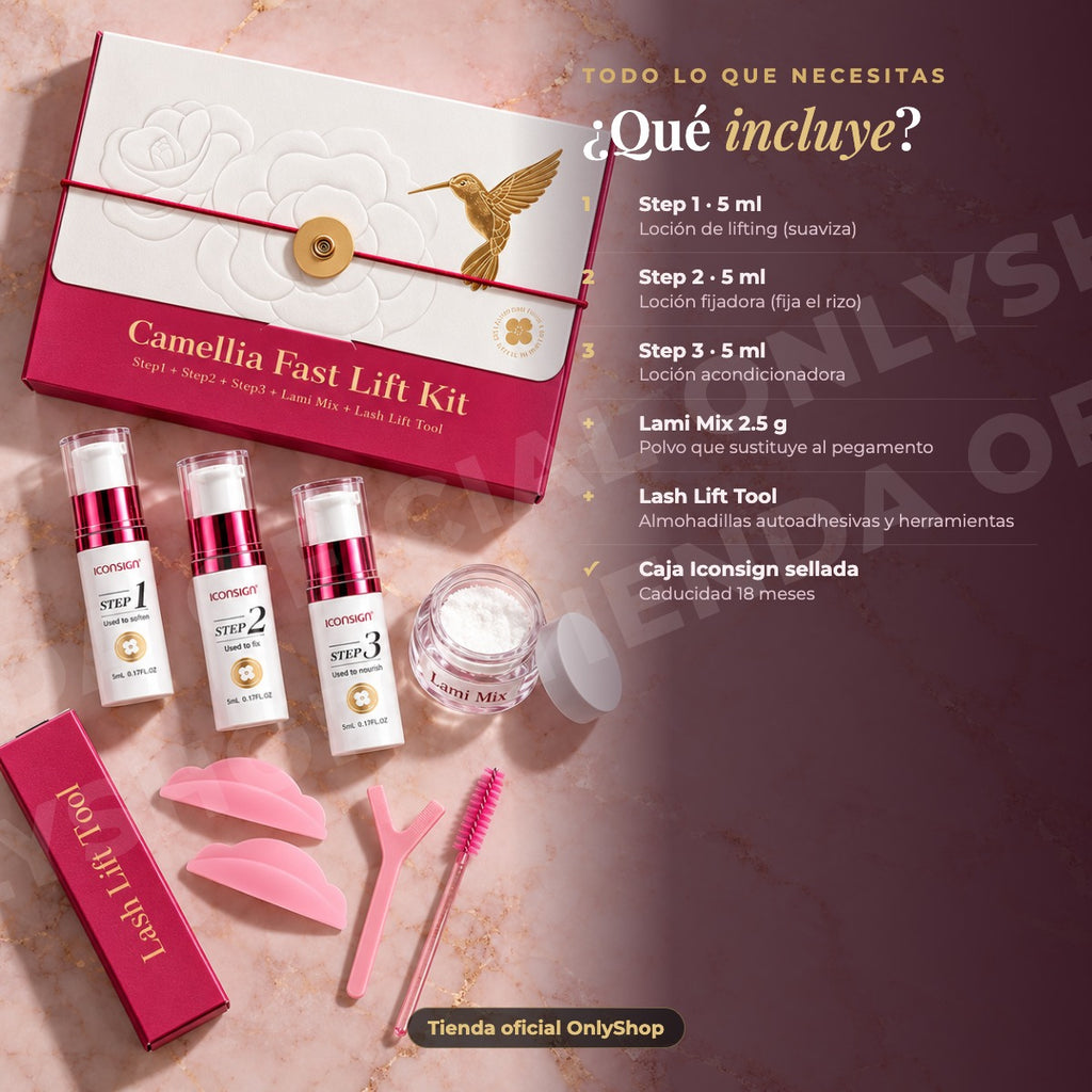Kit Lash Lifting Rápido Iconsign Camellia Fast Lift — 03-incluye