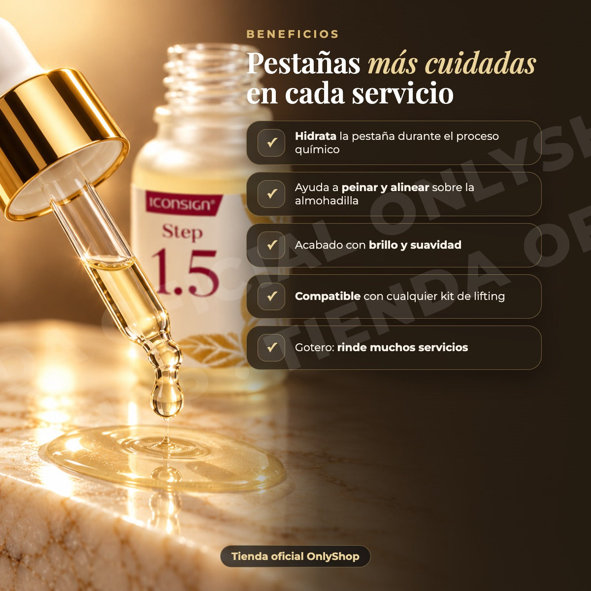 Aceite Acondicionador para Lash Lifting Iconsign Step 1.5 — 05-beneficios