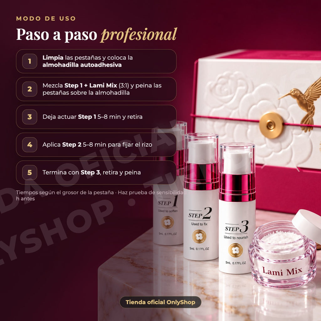 Kit Lash Lifting Rápido Iconsign Camellia Fast Lift — 06-modo-de-uso