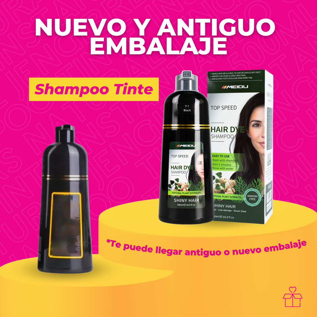 Shampoo Tinte Instantaneo Cubre Canas Natural Jengibre 500ml