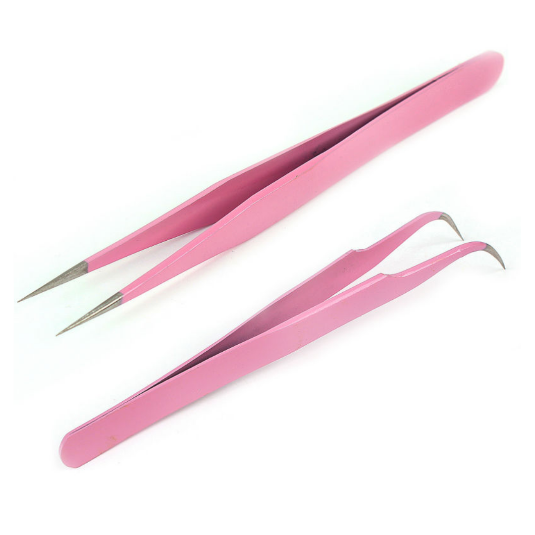 2 Piezas De Pinzas Para Extensiones Pestañas Postizas Mink