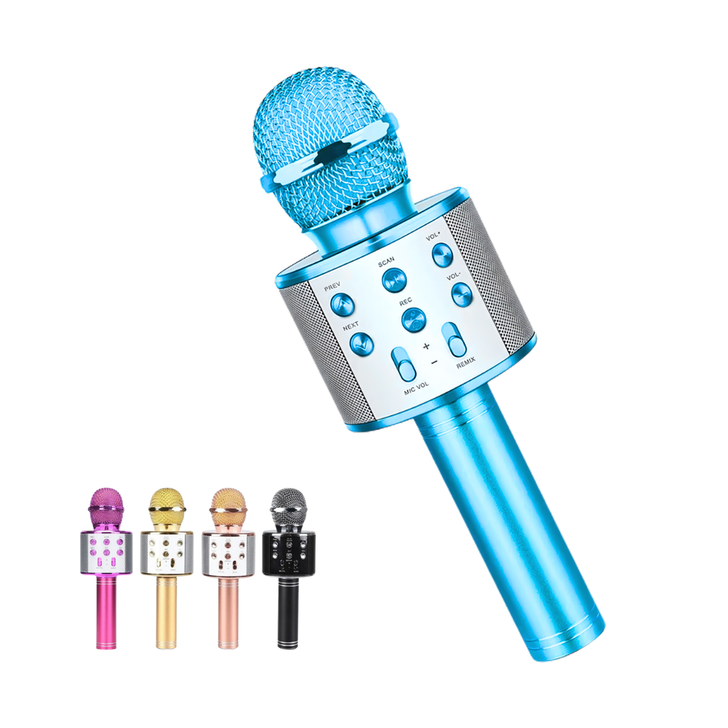 Micrófono Bocina Karaoke Divertido Cambios De Voz Bluetooth