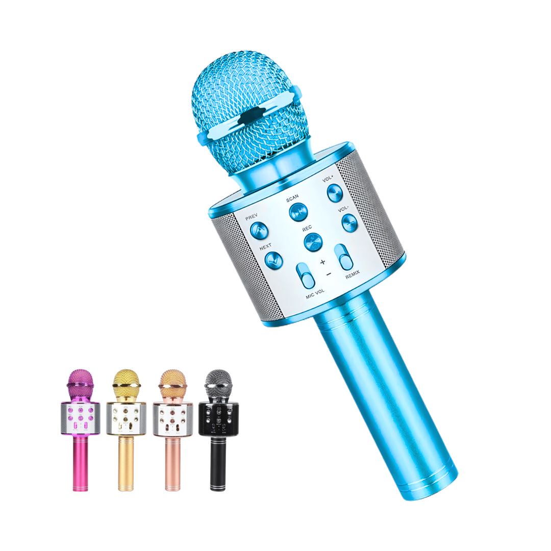 Micrófono Bocina Karaoke Divertido Cambios De Voz Bluetooth