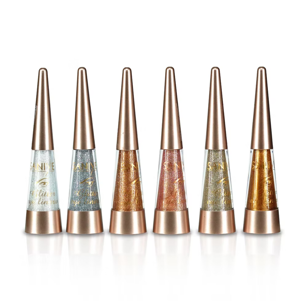 Delineador Líquido con Glitter para Ojos Saniye M270
