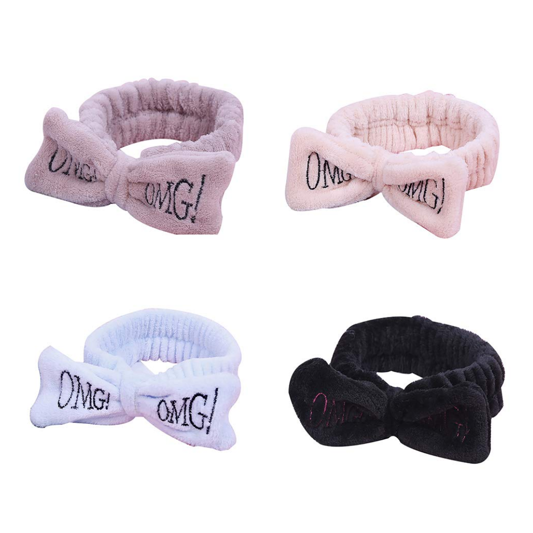 Banda Sujetadora De Cabello Suave Ancha OMG Maquillaje