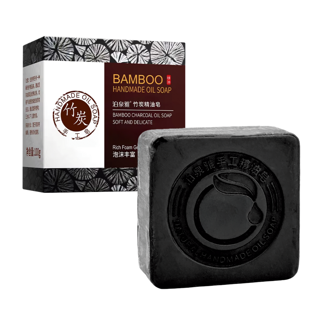 Jabón Carbon Bambo Bioaqua Exfoliante Aclara Elimina Manchas