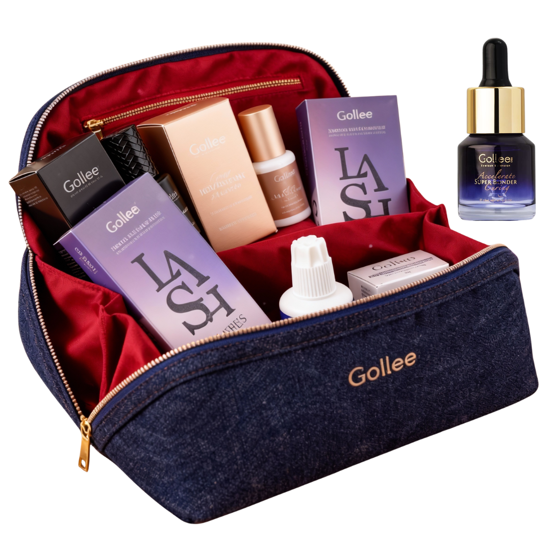 Kit Profesional Gollee Extensiones De Pestañas Yy 3d Pinzas