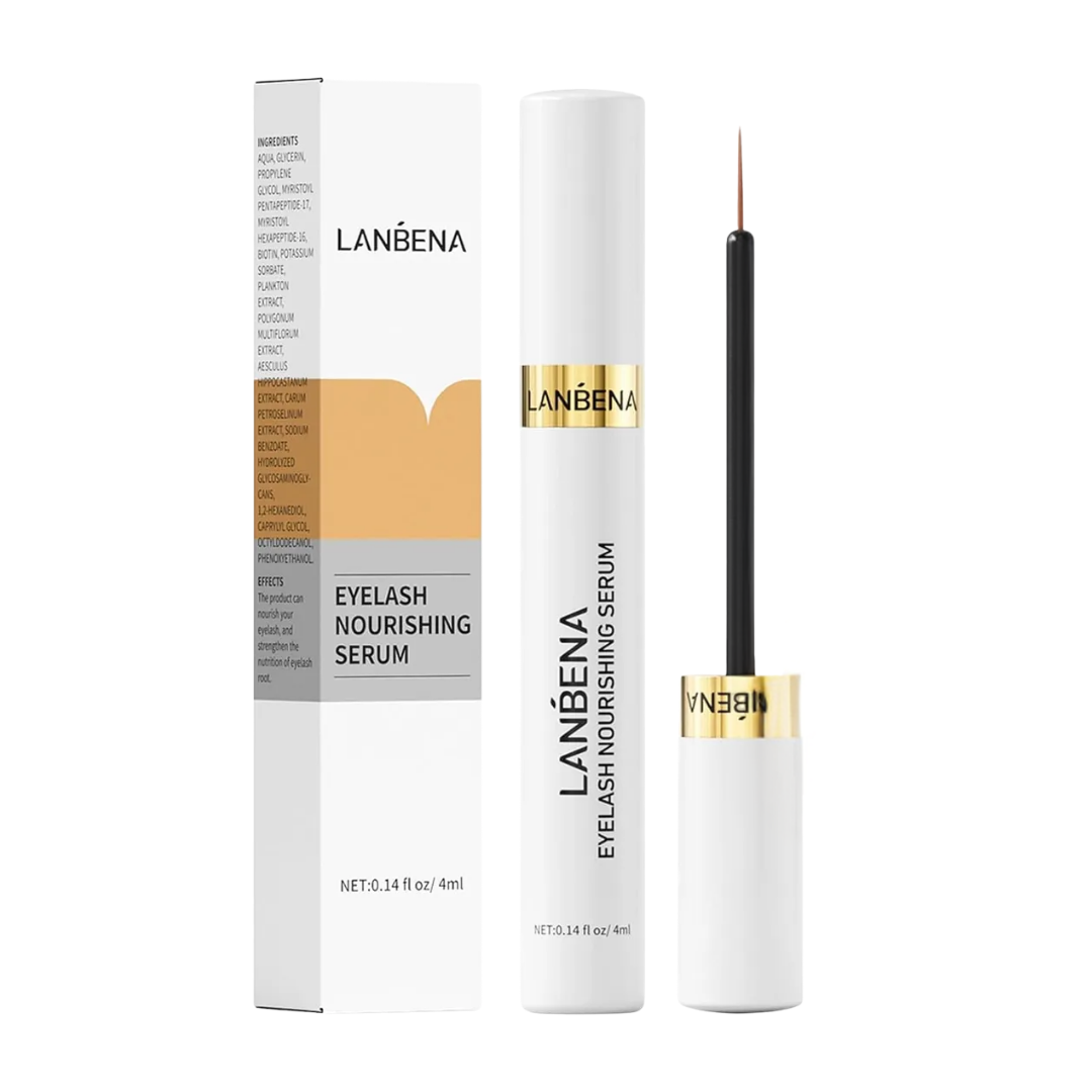 Suero Para Crecimiento De Pestañas 4d Lanbena Alargador 4 Ml