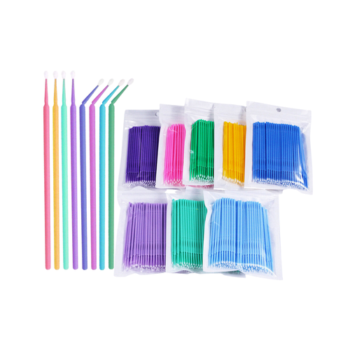100 Piezas Microbrush Punta 2.5mm 2mm 1.5mm