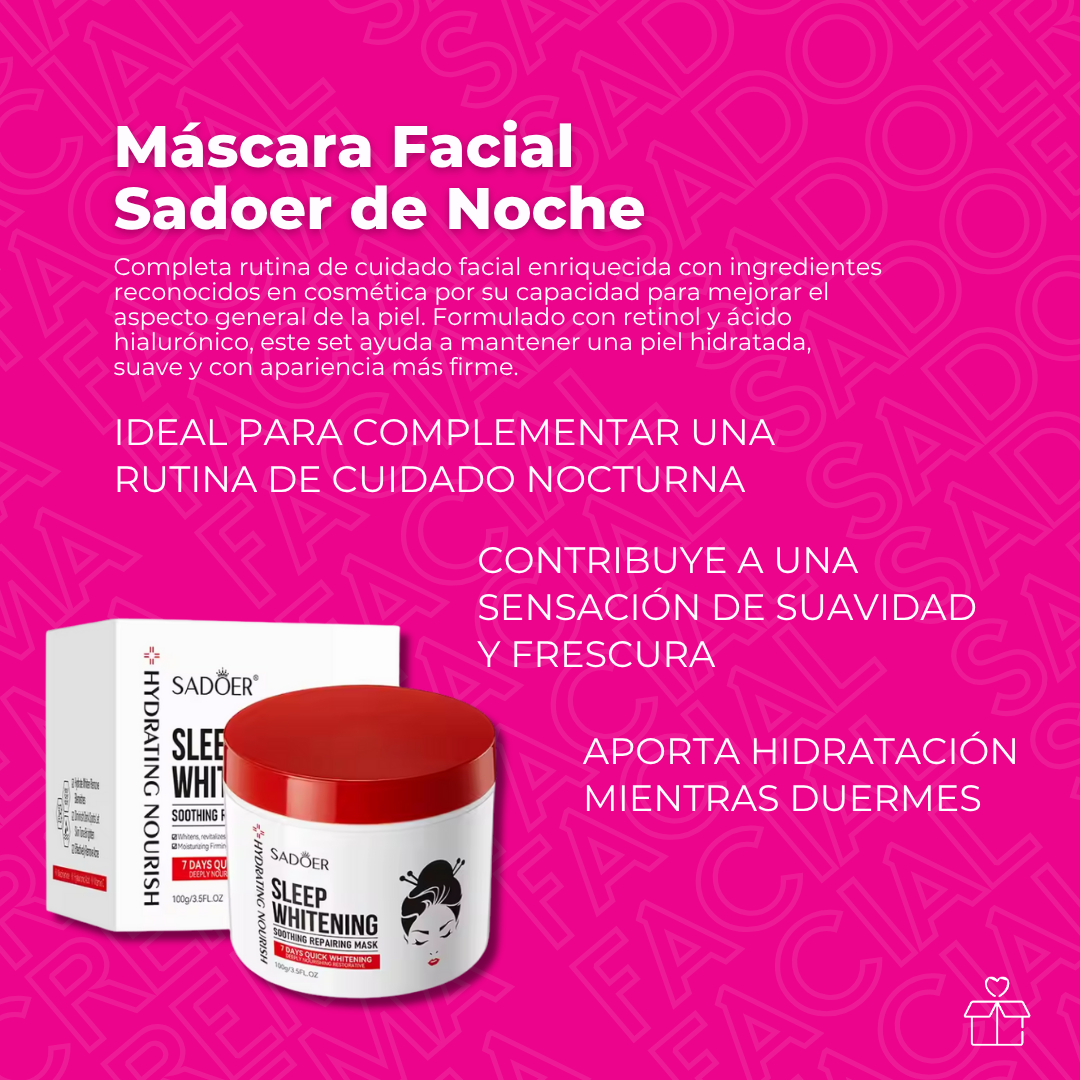 Máscara Facial Sadoer de Noche
