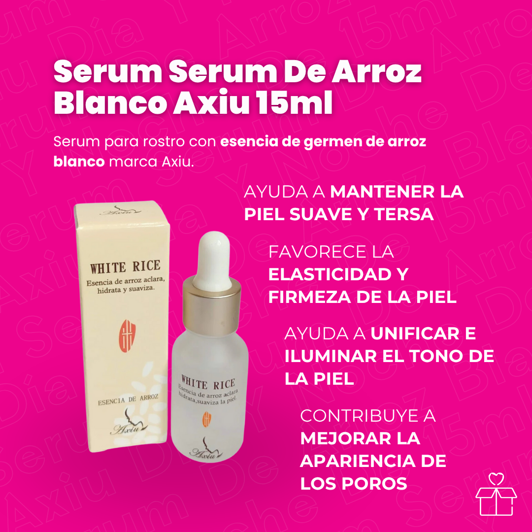 Serum Axiu Arroz Blanco Ácido Hialurónico