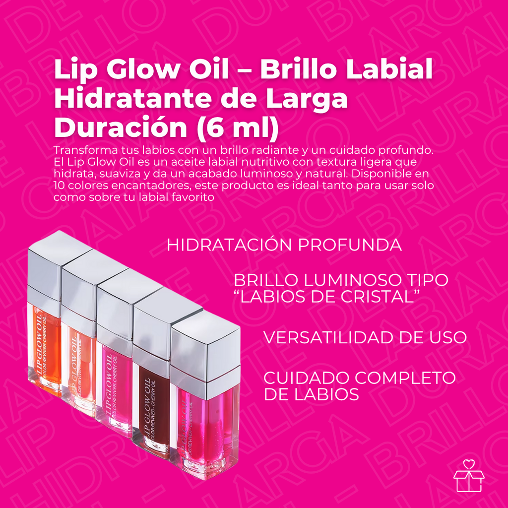 Lip Glow Oil – Brillo Labial Hidratante de Larga Duración