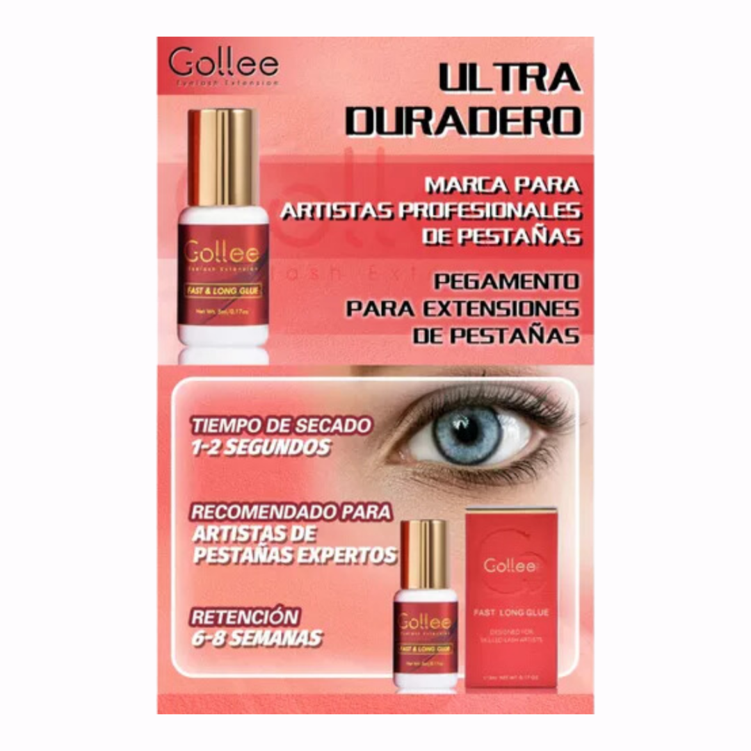 Adhesivo Gollee Libre De Latex Para Extensiones De Pestañas Color Negro OnlyShop Mexico