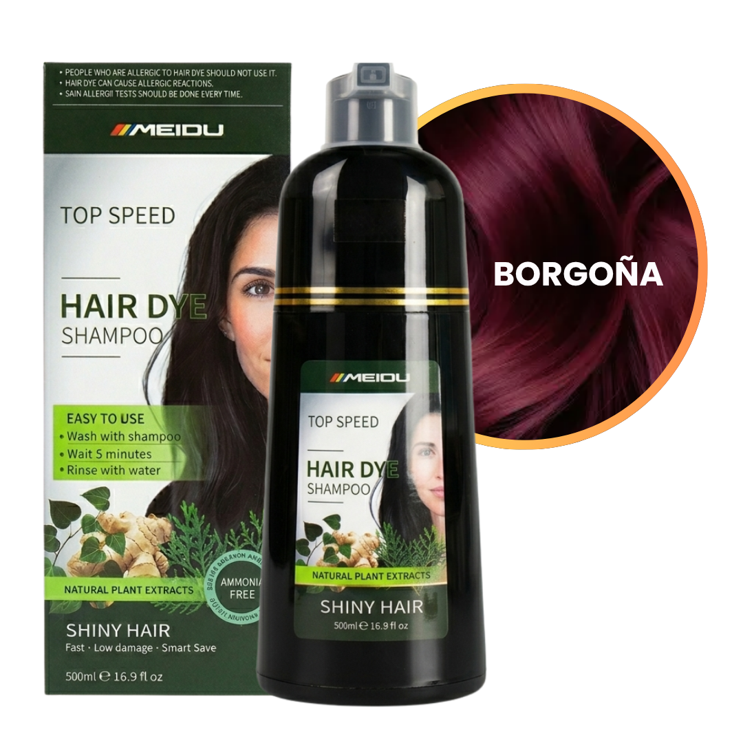 Shampoo Tinte Instantaneo Cubre Canas Natural Jengibre 500ml