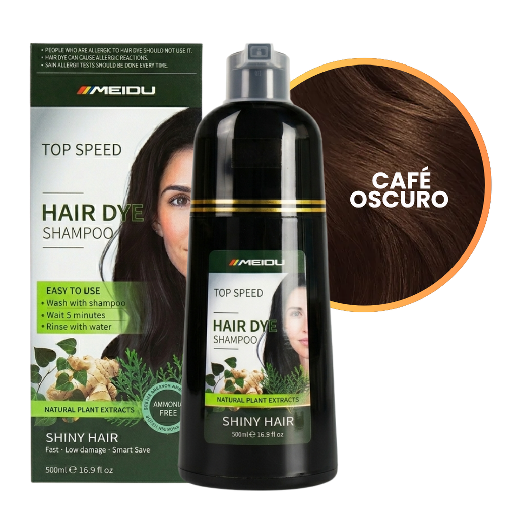 Shampoo Tinte Instantaneo Cubre Canas Natural Jengibre 500ml