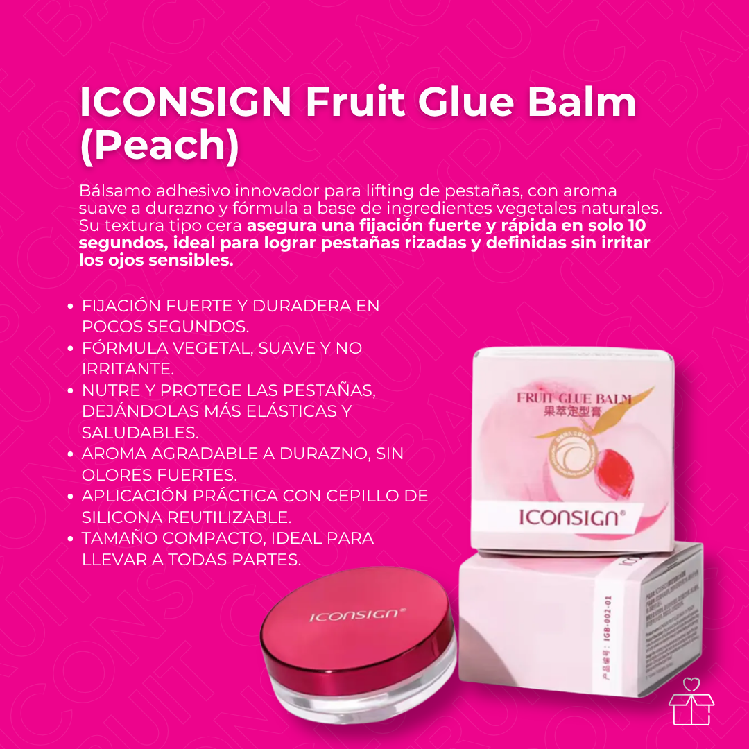ICONSIGN Fruit Glue Balm (Peach)
