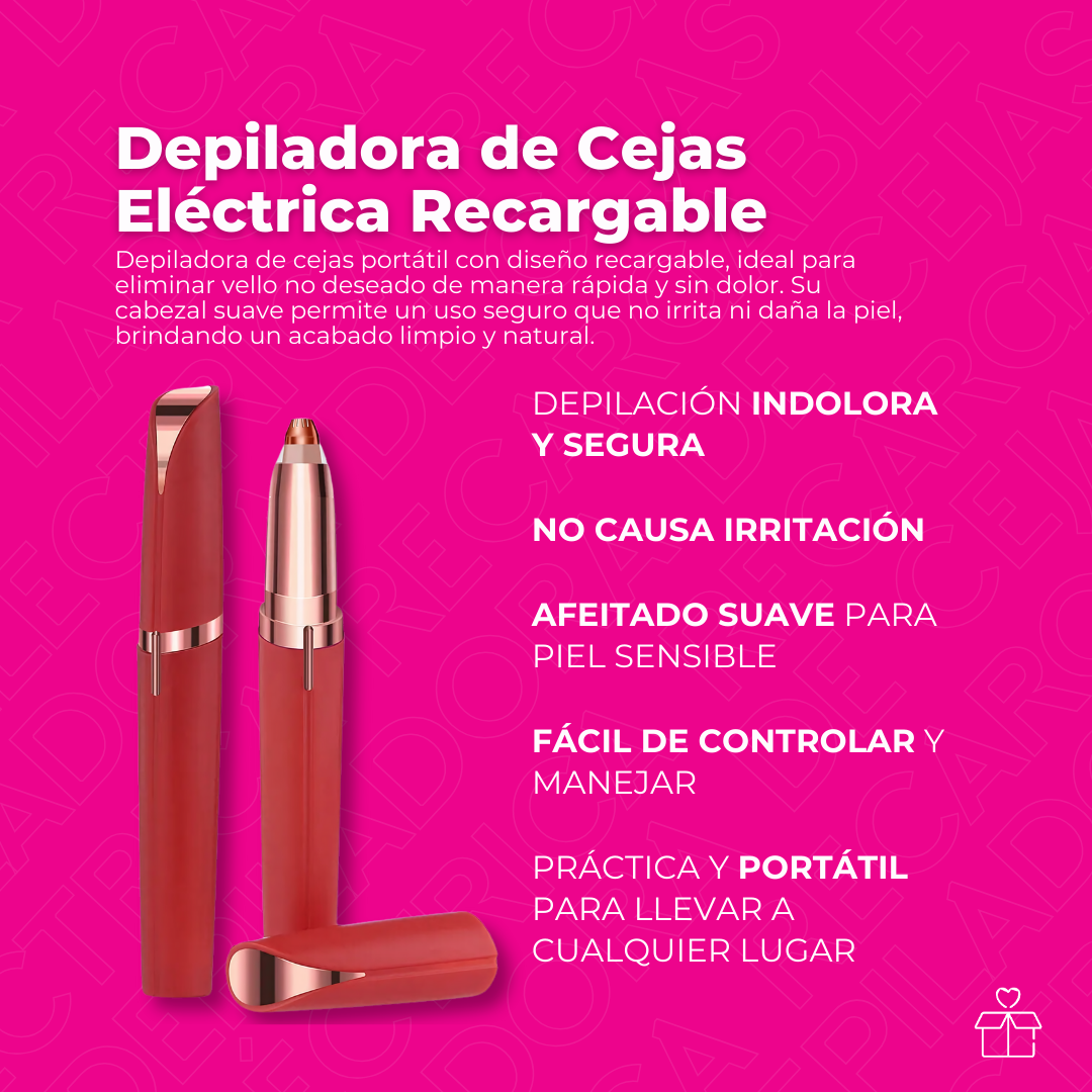 Depiladora de Cejas Eléctrica Recargable
