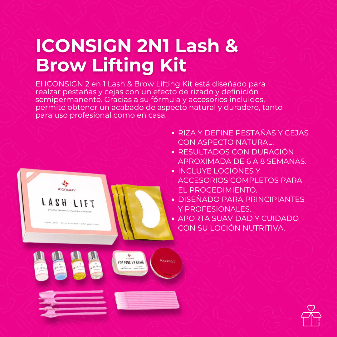 ICONSIGN 2N1 Lash & Brow Lifting Kit