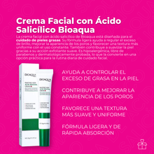 Cargar imagen en el visor de la galería, Crema Facial con Ácido Salicílico Bioaqua
