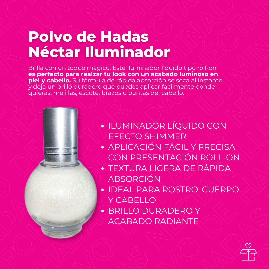 Polvo de Hadas Néctar Iluminador para Rostro y Cuerpo