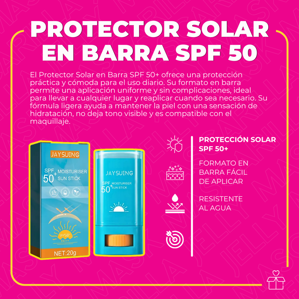 Protector solar en barra SPF 50