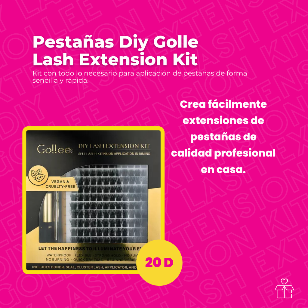 Pestañas Diy Golle Lash Extension Kit
