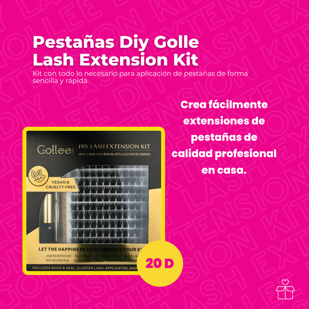 Pestañas Diy Golle Lash Extension Kit