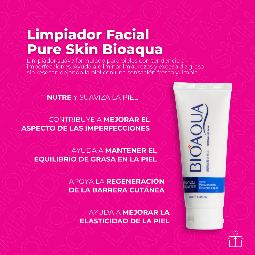 Limpiador Facial Pure Skin Bioaqua