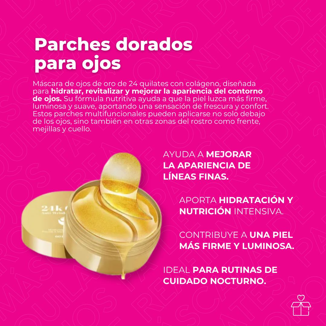 Parches Hydrogel Contorno Ojos Acido Hialuronico Antiarrugas