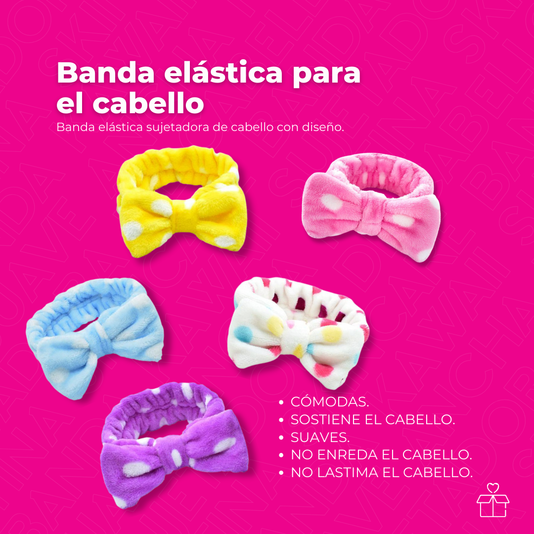 Banda Kawaii Sujetadora De Cabello Suave Ancha Rutina Skincare