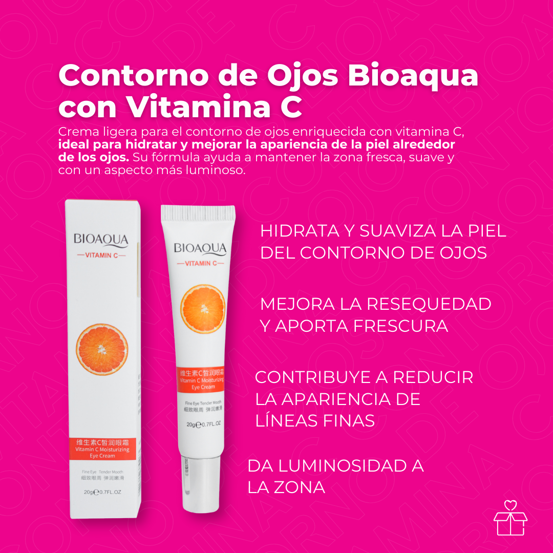 Contorno de Ojos Bioaqua con Vitamina C