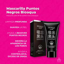Cargar imagen en el visor de la galería, Mascarilla Bioaqua Puntos Negros Black Mask Peel Off

