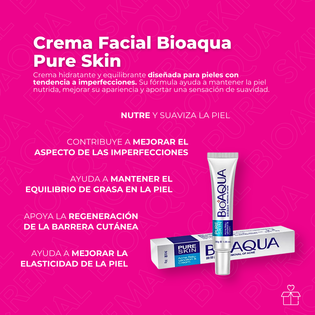 Crema Facial Bioaqua Pure Skin