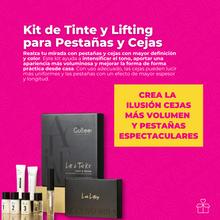 Cargar imagen en el visor de la galería, Kit de Tinte y Lifting para Pestañas y Cejas GOLLEE
