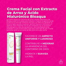 Cargar imagen en el visor de la galería, Crema Facial con Extracto de Arroz y Ácido Hialurónico Bioaqua
