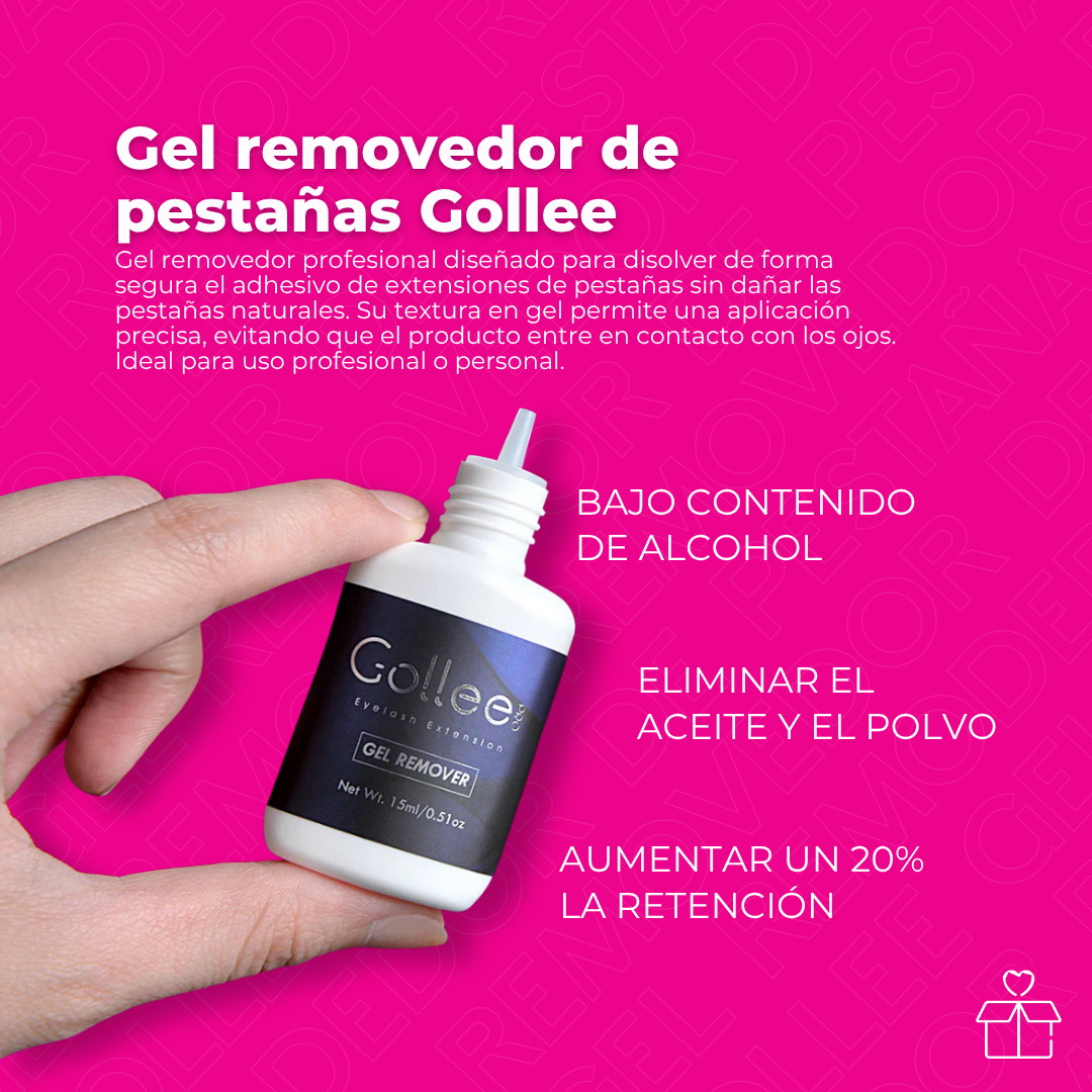 Gel removedor de pestañas Gollee