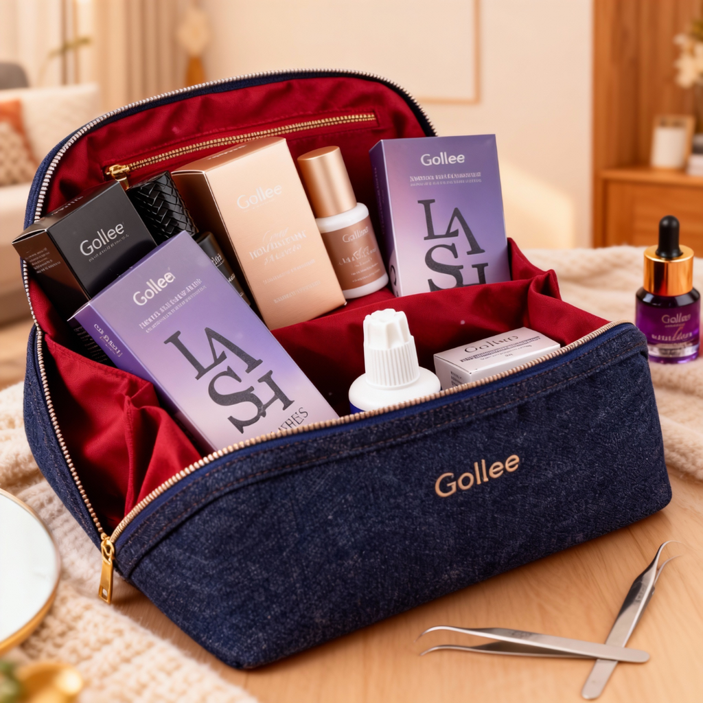 Kit Profesional Gollee Extensiones De Pestañas Yy 3d Pinzas