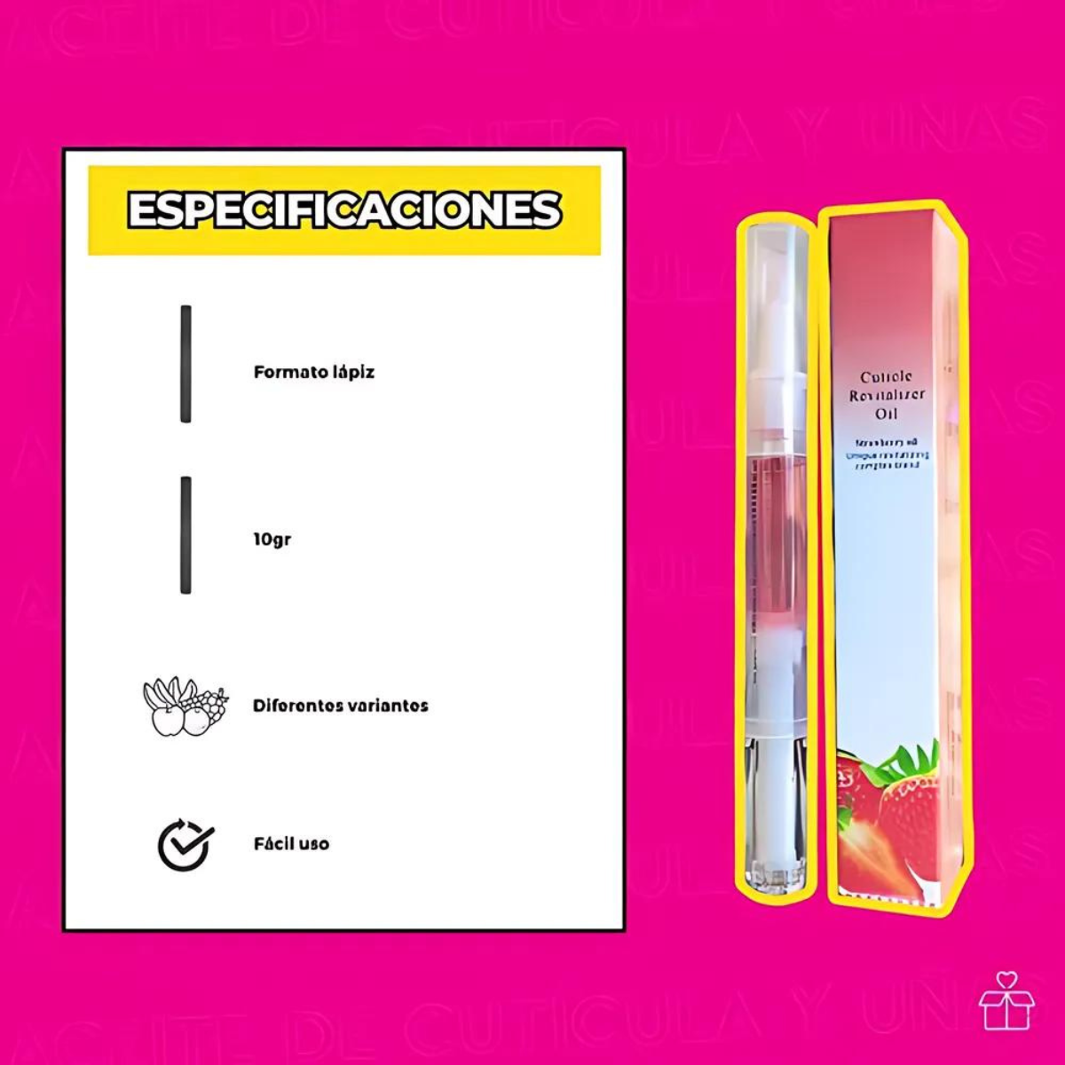 Aceite Para Cutículas Hidratante Para Uñas 24 Piezas Mayoreo OnlyShop Mexico