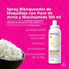 Cargar imagen en el visor de la galería, Crema Spray Aclaradora Con Extracto De Arroz 150ml
