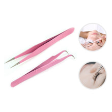 Cargar imagen en el visor de la galería, 2 Piezas De Pinzas Para Extensiones Pestañas Postizas Mink
