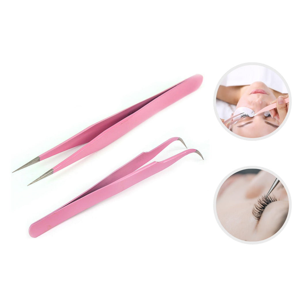 2 Piezas De Pinzas Para Extensiones Pestañas Postizas Mink