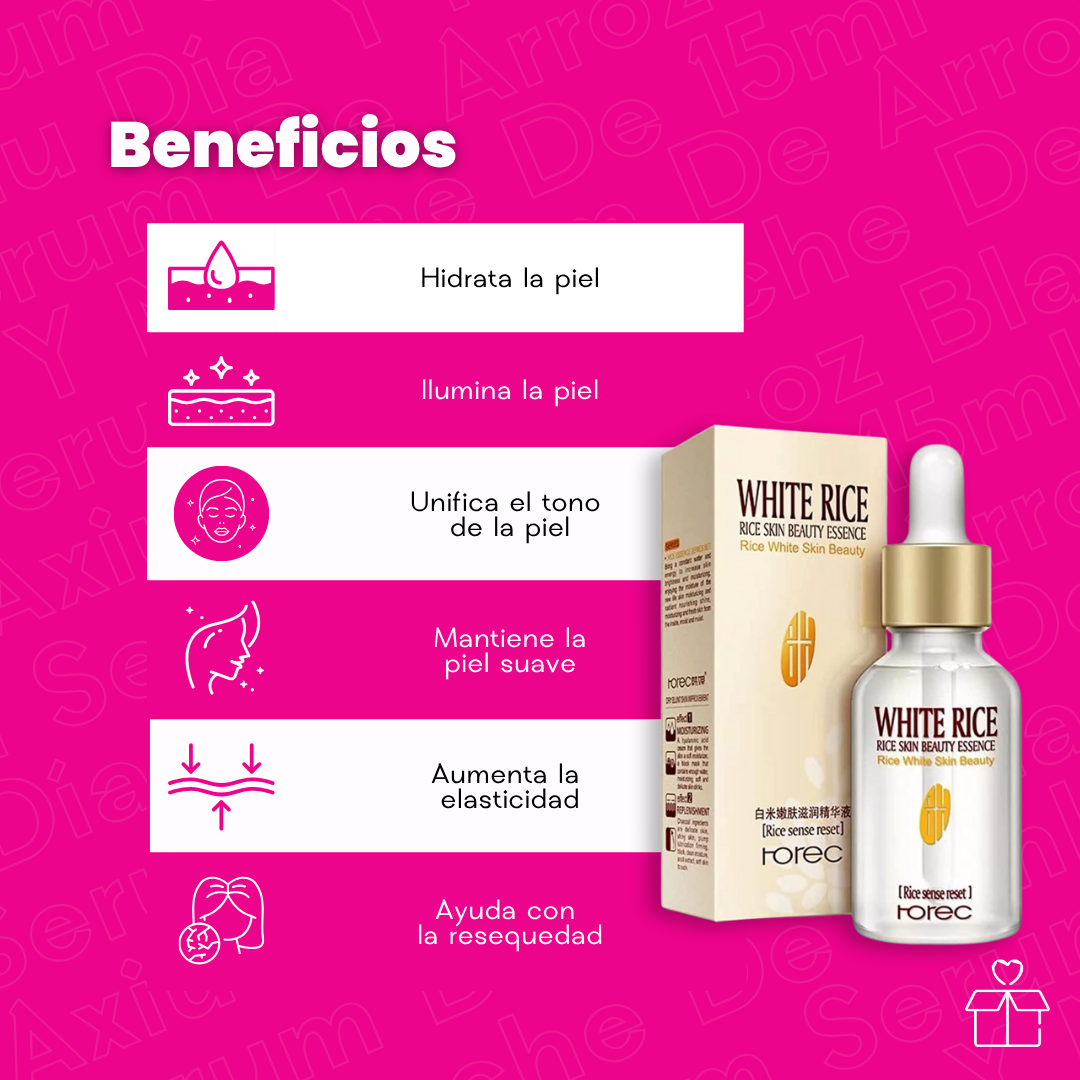 Sérum Arroz Blanco Ácido Hialurónico Rorec