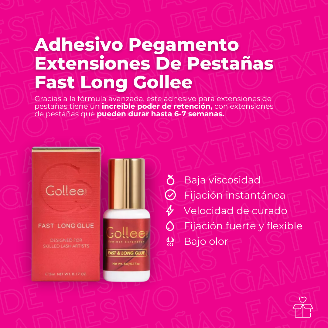 Adhesivo Gollee Libre De Latex Para Extensiones De Pestañas Color Negro OnlyShop Mexico