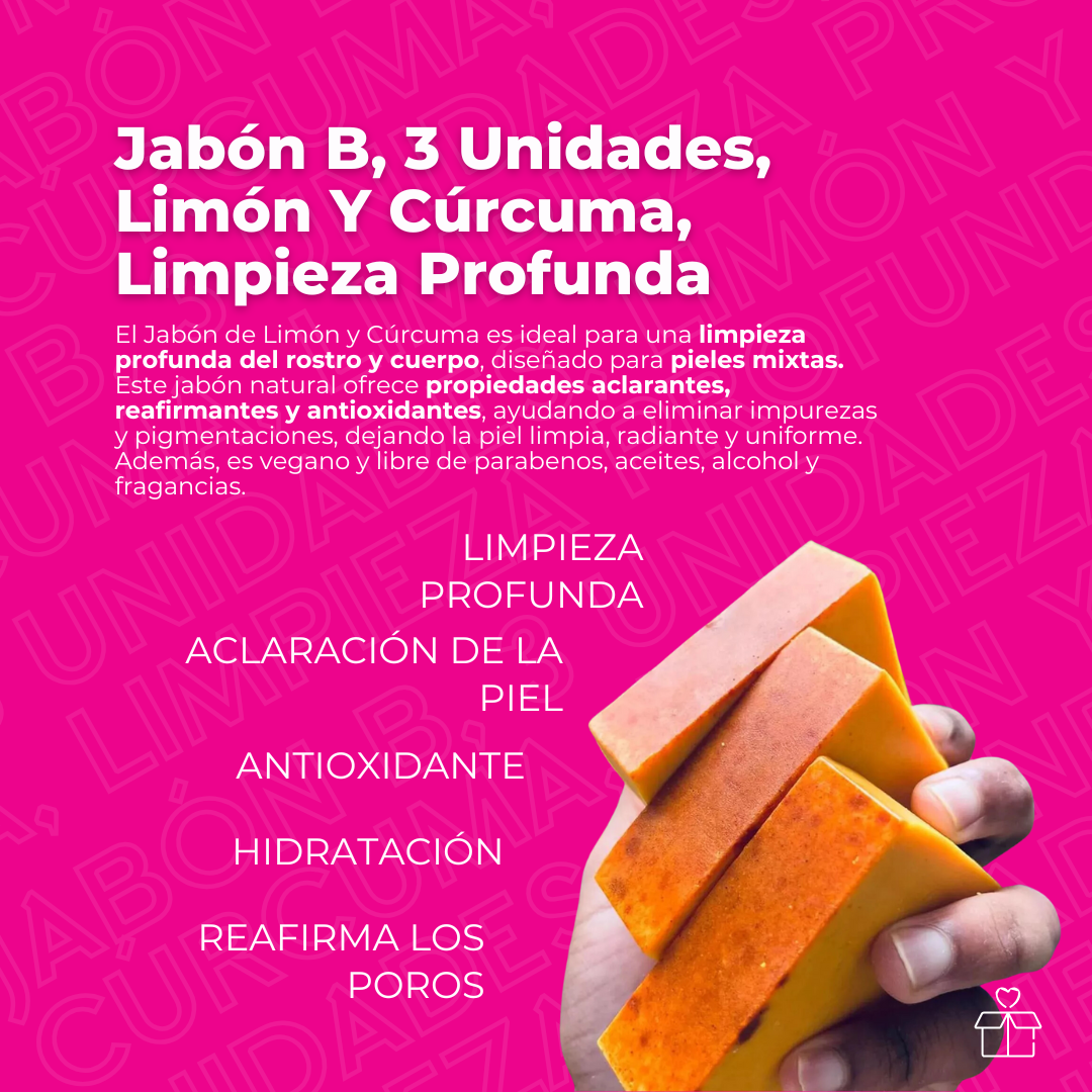 Jabón De Cúrcuma en Barra 100g