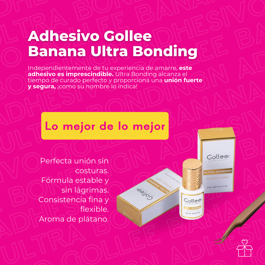 Adhesivo Gollee Banana Ultra Bonding Color Negro OnlyShop Mexico