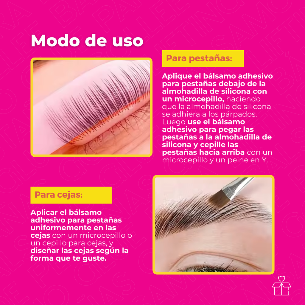 Bálsamo Glue para lifting de pestañas Gollee